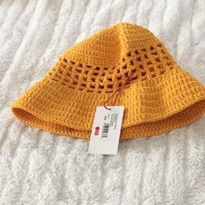 Solid and Striped Crochet bucket hat